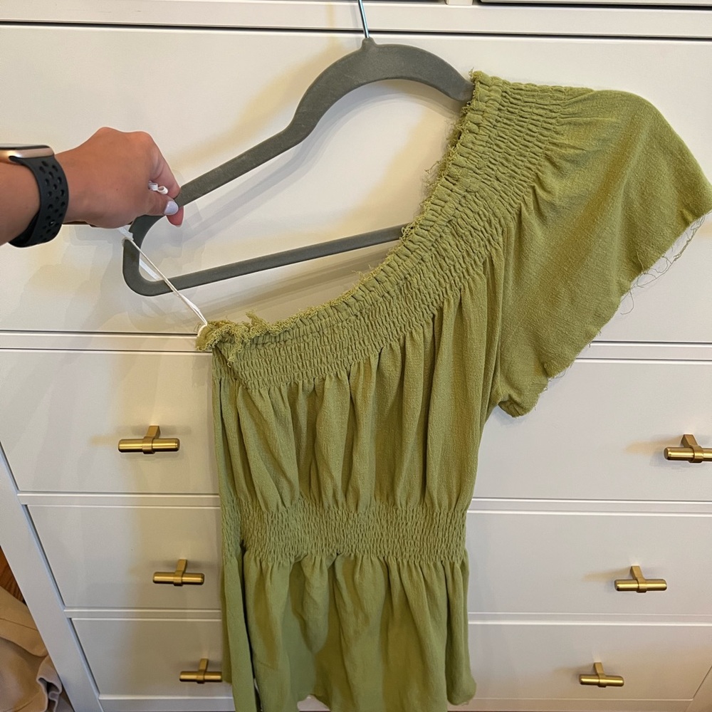 Free People one shoulder mini dress